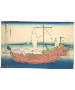 Katsushika Hokusai, At Sea off Kazusa
