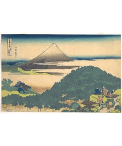 Katsushika Hokusai, Cushion Pine at Aoyama