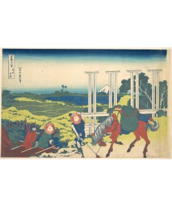 Katsushika Hokusai, Senju in Musashi Province