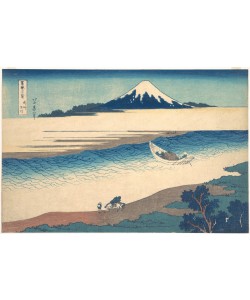 Katsushika Hokusai, Tama River in Musashi Province