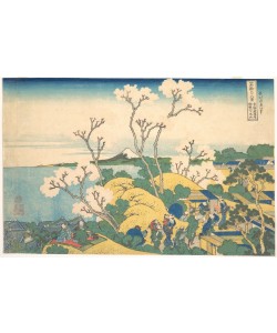 Katsushika Hokusai, Fuji from Gotenyama at Shinagawa on the Tokaido 