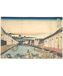 Katsushika Hokusai, Nihonbashi in Edo