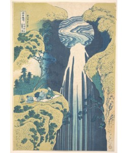 Katsushika Hokusai, The Amida Falls in the Far Reaches of the Kisokaido Road