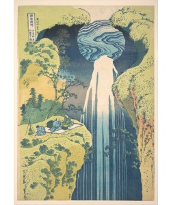 Katsushika Hokusai, The Amida Falls in the Far Reaches of the Kisokaido Road