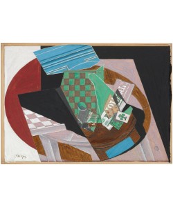 Juan Gris, Checkerboard and Playing Cards