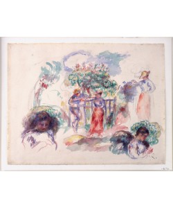 Pierre-Auguste Renoir, Figures under a Tree