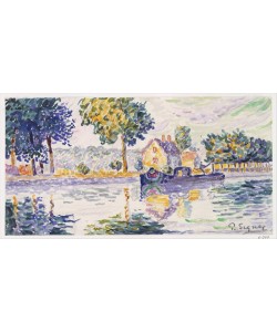 Paul Signac, View of the Seine, Samois