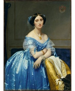 JEAN-AUGUSTE-DOMINIQUE INGRES, Joséphine-Éléonore-Marie-Pauline de Galard de Brassac de Béarn, Princesse de Broglie