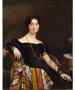 JEAN-AUGUSTE-DOMINIQUE INGRES, Madame Jacques-Louis Leblanc