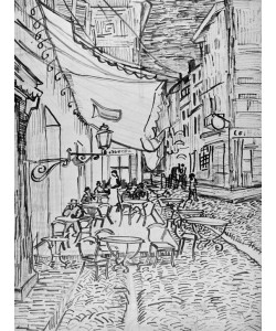 Vincent van Gogh, Cafe-Terrasse am Abend