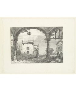 Giovanni Antonio Canaletto, The Portico with a Lantern