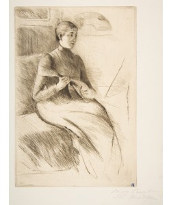 Mary Cassatt, The Mandolin Player