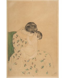 Mary Cassatt, Mother's Kiss
