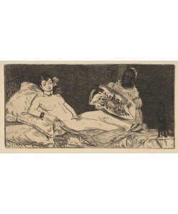 Edouard Manet, Olympia (small plate)