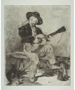 Edouard Manet, The Spanish Singer (Le Guitarrero)