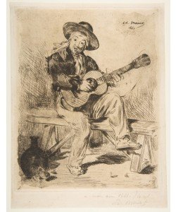 Edouard Manet, The Spanish Singer (Le Guitarrero)