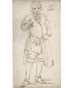 Giovanni Antonio Canaletto, Man Smoking a Pipe 