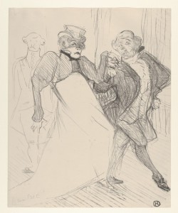 Henri de Toulouse-Lautrec, Réjane and Galipaux, in Madame Sans-Géne