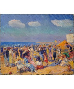 William Glackens, Menschenmenge an der Küste