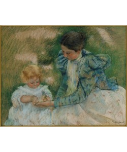 Mary Cassatt, Mother Playing with Child