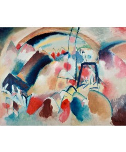 Wassily Kandinsky, Landschaft mit Kirche