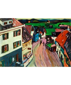 Wassily Kandinsky, Blick aus dem Fenster des Griesbräu