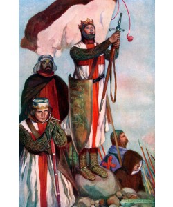 Stephen Reid, Crusaders sighting Jerusalem, 1909