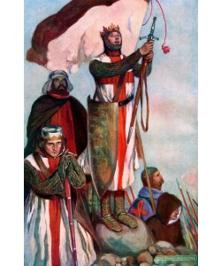 Stephen Reid, Crusaders sighting Jerusalem, 1909