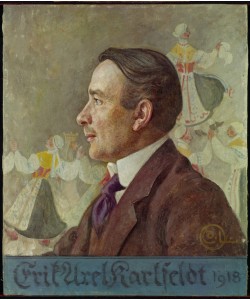 Carl Larsson, Der Dichter Erik Axel Karlfeldt