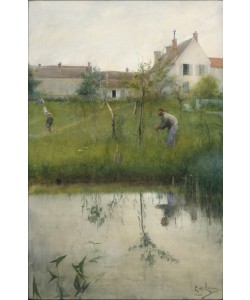 Carl Larsson, Der Alte Mann und die jungen Bäume