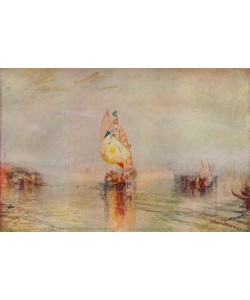 JOSEPH MALLORD WILLIAM TURNER, The Sun of Venice Going to Sea