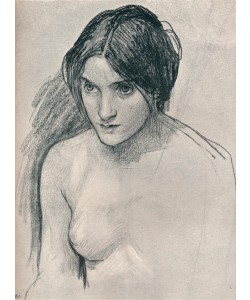 John William Waterhouse, Study for the painting Hylas and the Nymphs