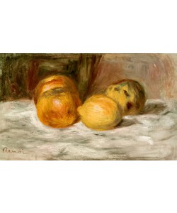 Pierre-Auguste Renoir, Nature morte, pommes et citron
