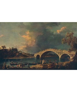 Giovanni Antonio Canaletto, Old Walton Bridge 1754