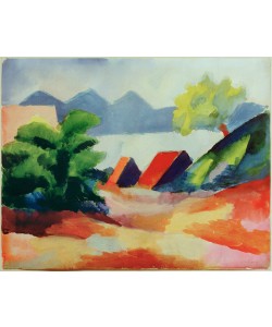 August Macke, Am Thuner See I