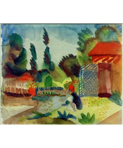 August Macke, Gartenhäuschen