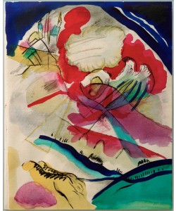Wassily Kandinsky, Entwurf zu ‘Bild mit weißen Linien'