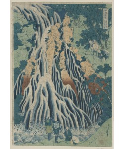 Katsushika Hokusai, Kirifuri Falls at Mount Kurokami in Shimosuke