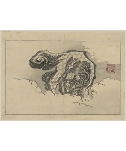 Katsushika Hokusai, Chinese lion dog