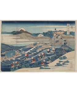 Katsushika Hokusai, Fuji at Kanaya on the Tokaido