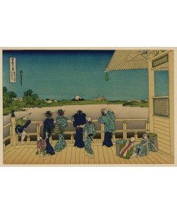 Katsushika Hokusai, Sazai Hall, Temple of Five Hundred Rankan
