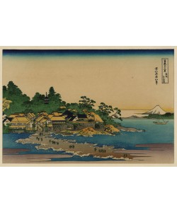 Katsushika Hokusai, Enoshima in Sagami Province