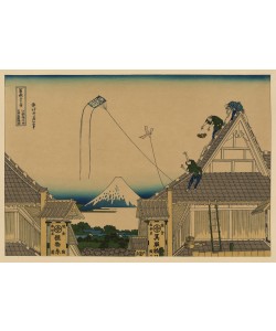 Katsushika Hokusai, Koto suruga-cho mitsu miseryakuzu