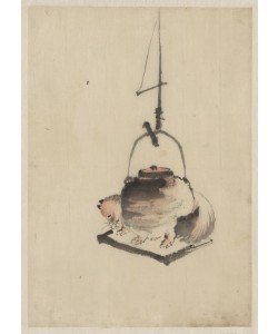 Katsushika Hokusai, Badger tea kettle