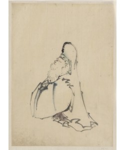 Katsushika Hokusai, Bearded man
