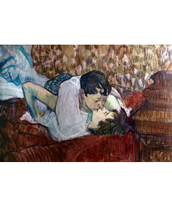 Henri de Toulouse-Lautrec, Au lit: Le Baiser