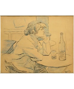 Henri de Toulouse-Lautrec, Die Trinkerin