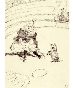 Henri de Toulouse-Lautrec, Clownin und Schwein