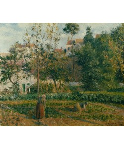 Camille Pissarro, Gemüsegarten in L'Hermitage
