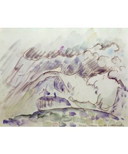 Paul Signac, Blick von Sallanches auf den Mont-Blanc